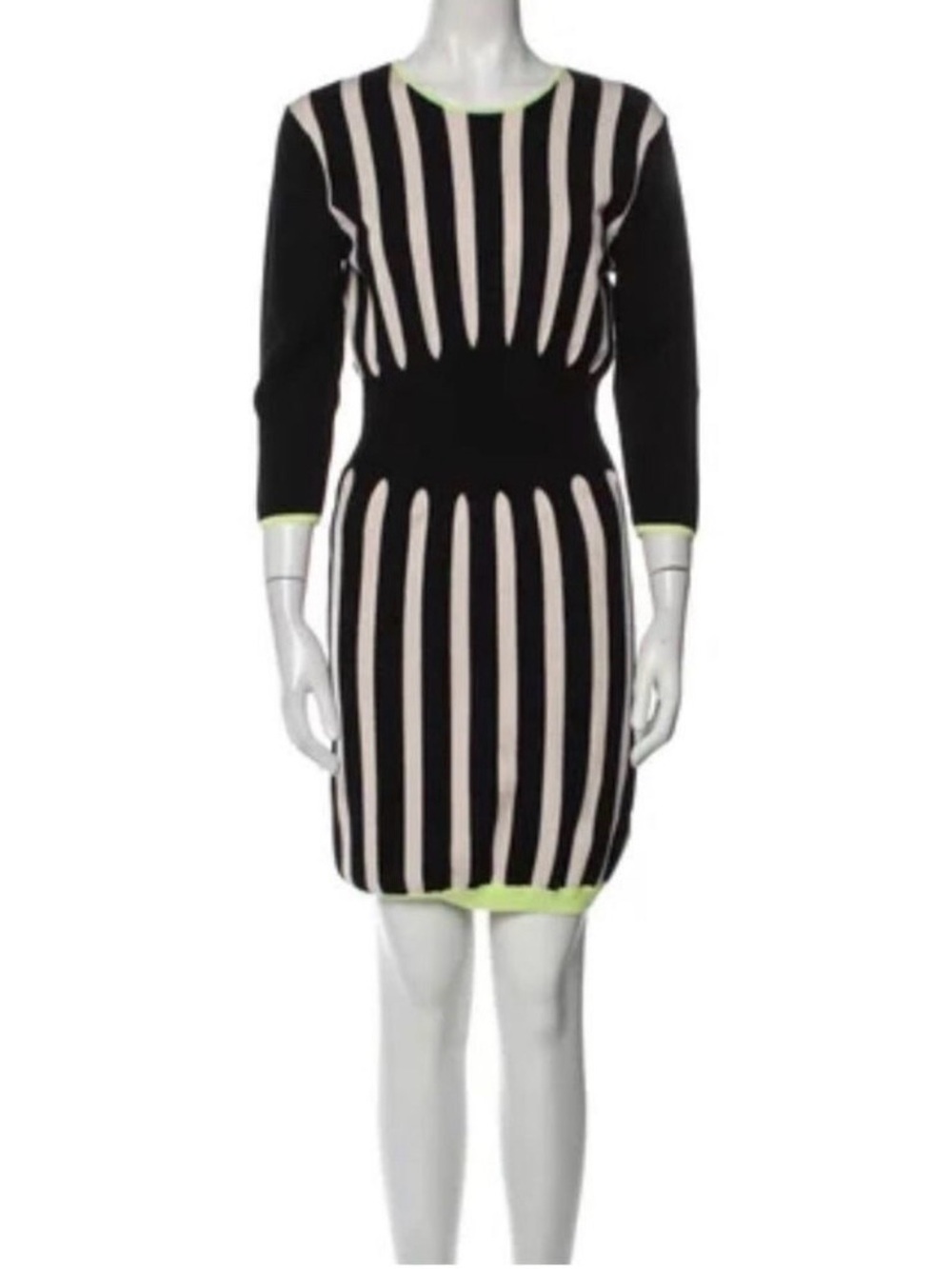 Ted Baker black white striped knit sweater dress TB size 3 US XS